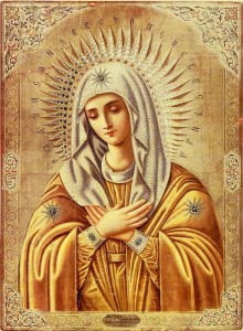 Икона Пресвятой Богородицы Умиление Серафимо-Дивеевская